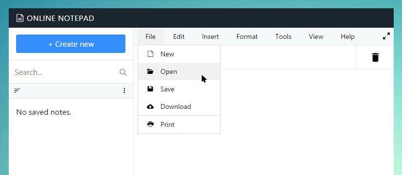 Open text file in Sitinfo